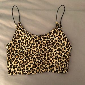 Cheetah crop top
